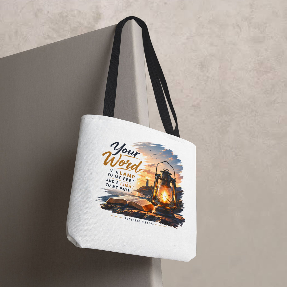 Your Word is a Lamp to My Feet - Tote Bag