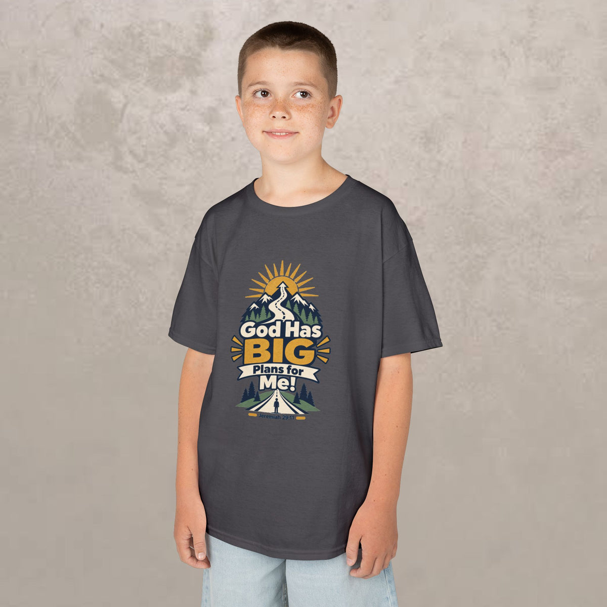 Kids - "God Has Big Plans for Me" Tee - Jeremiah 29:11
