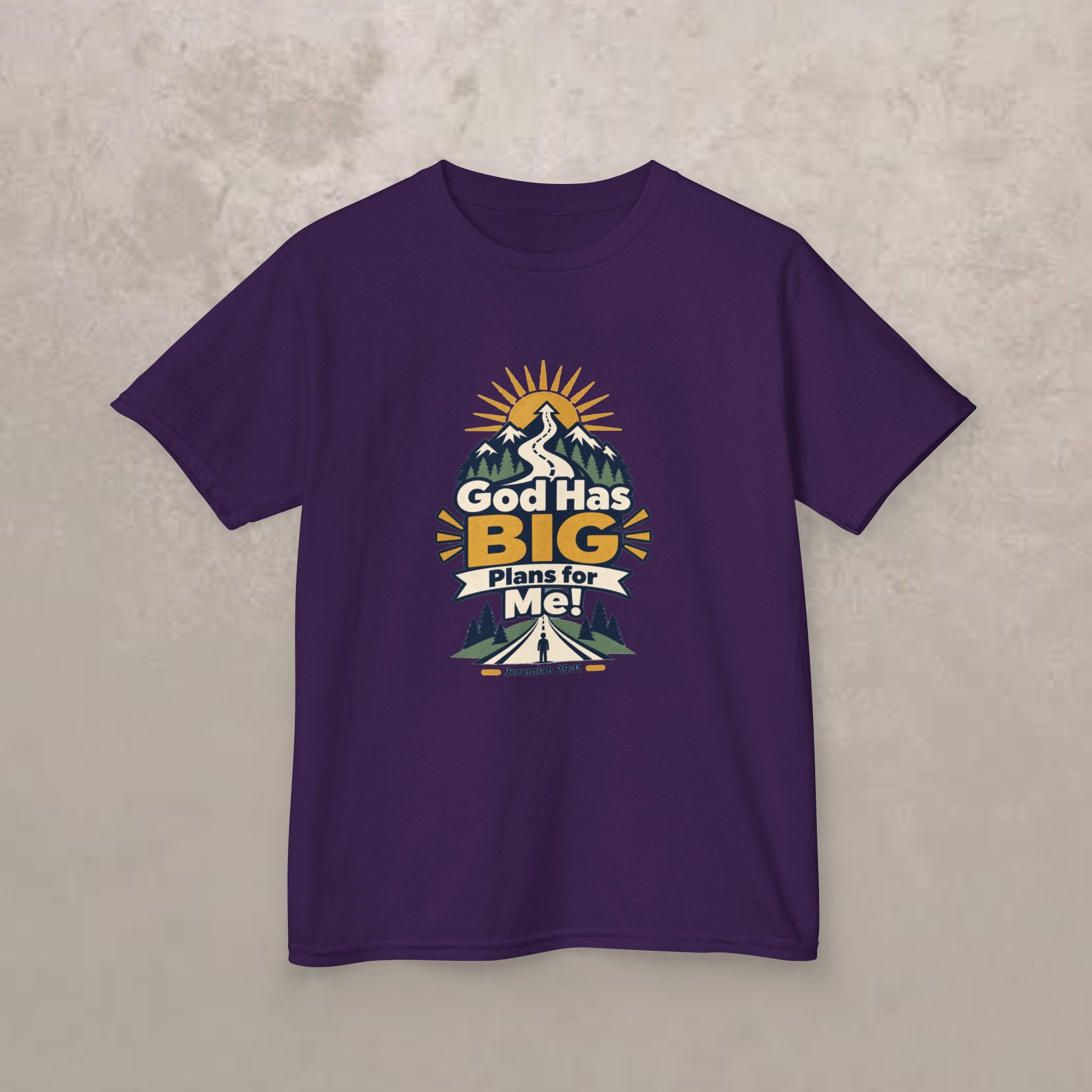Kids - "God Has Big Plans for Me" Tee - Jeremiah 29:11