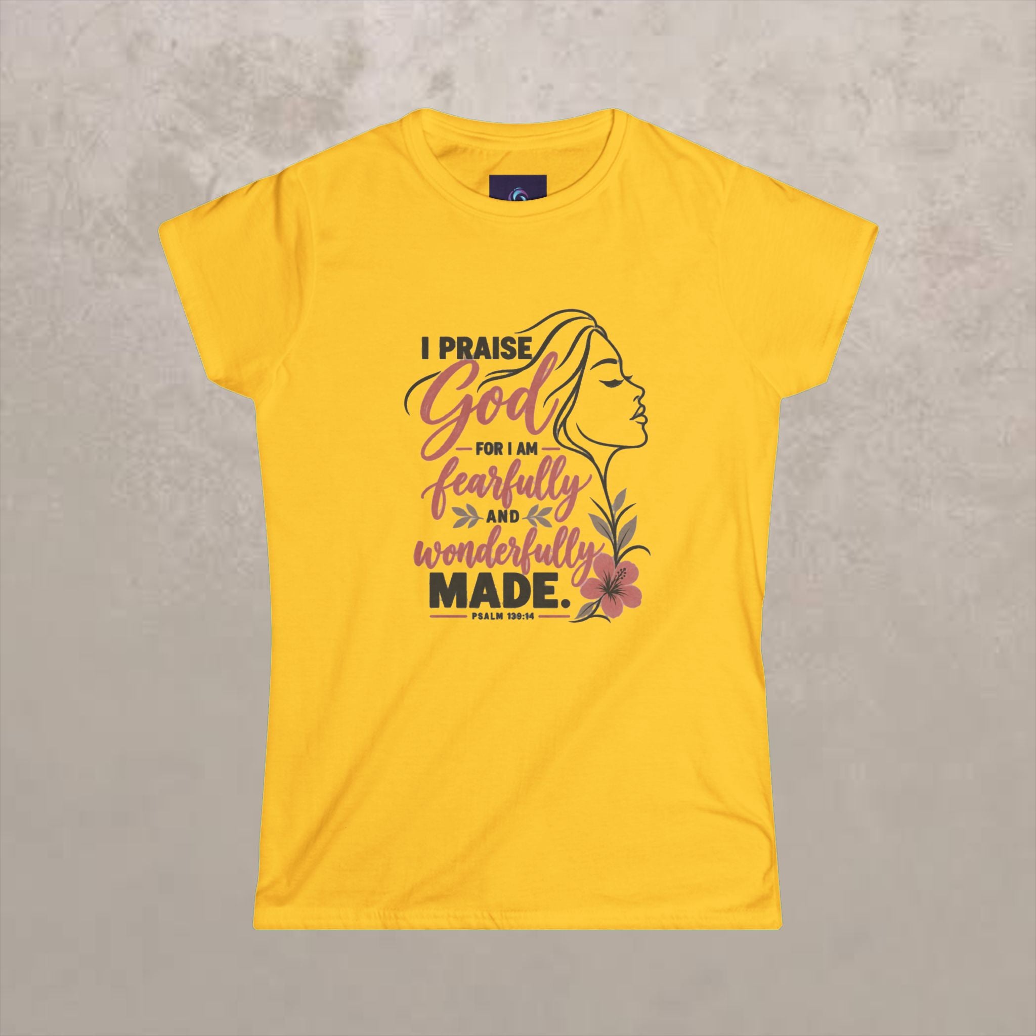 Fearfully & Wonderfully Made - Women’s Graphic Fitted Tee (Neutral)