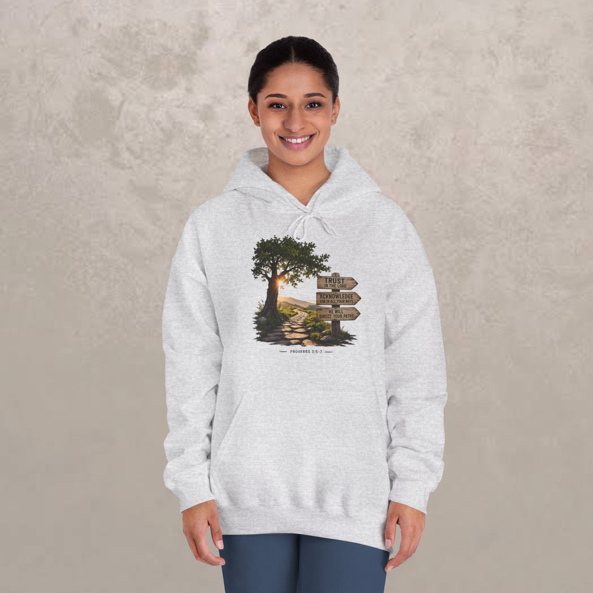 Trust in the Lord - Proverbs 3:5-7 - Hoodie Unisex