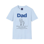 Dad - Whatever You Do, Do it As Unto the Lord V-Neck Tee — Graphic Casual Everyday Shirt for Fathers