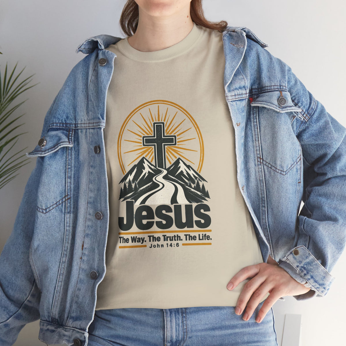 Jesus: The Way, The Truth, The Life - John 14:6 Unisex Graphic Tee