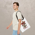 Christian Cross Tote Bag — "My Hope is in Jesus" Inspirational Canvas Tote
