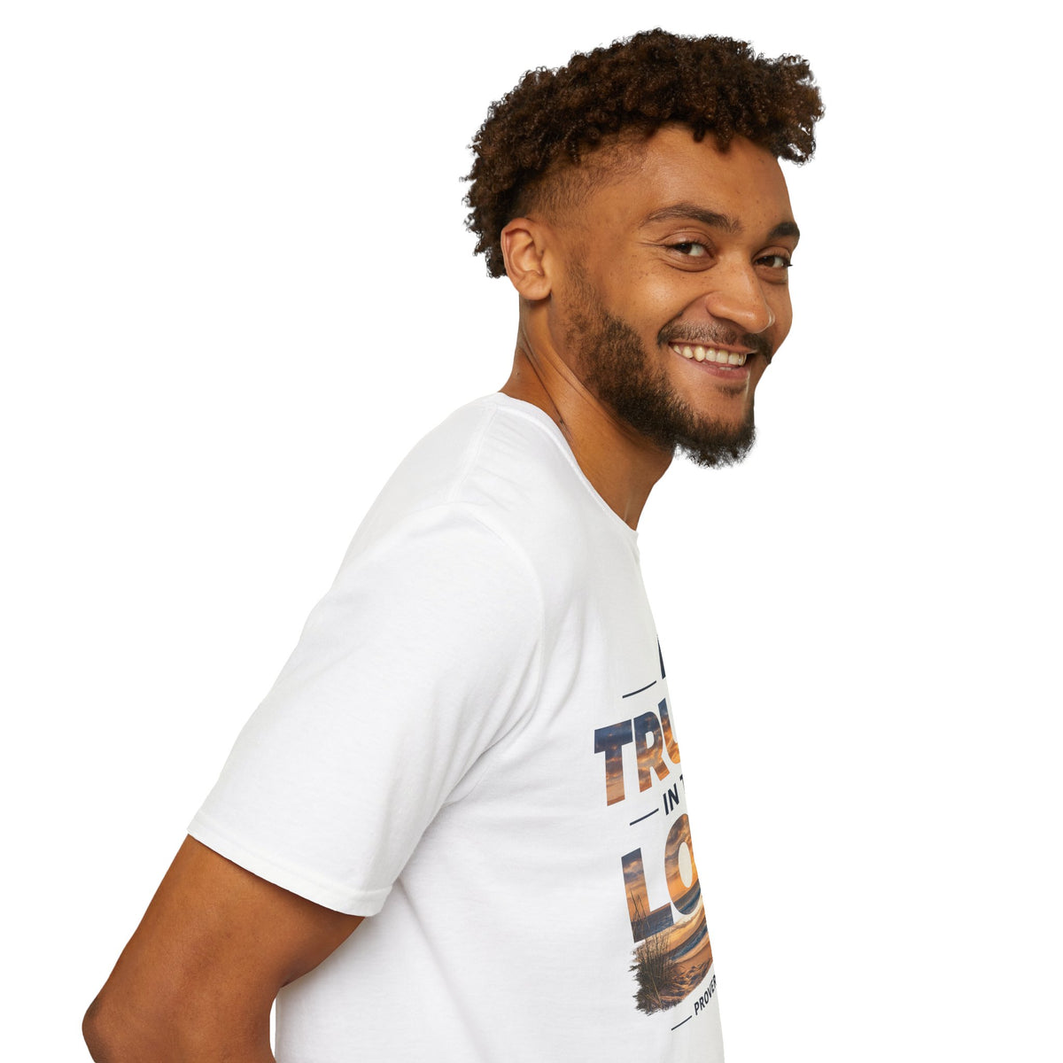 I Trust In The Lord - Ocean T‑Shirt — Proverbs 3:5 Christian Tee