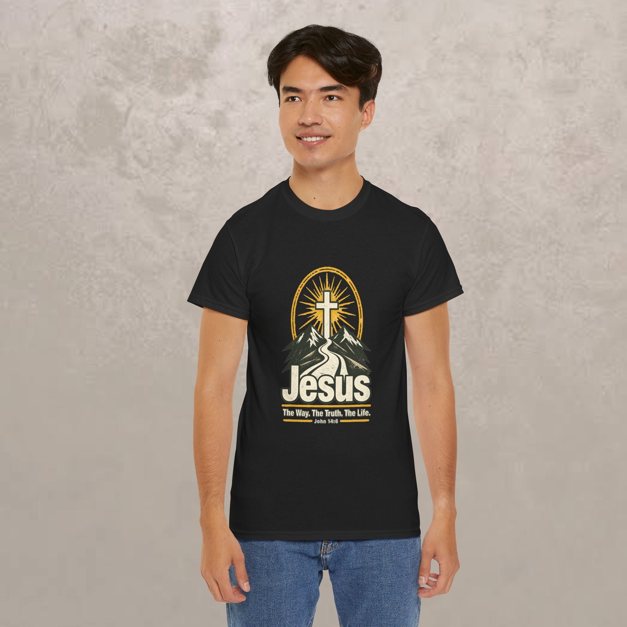Jesus - The Way, Truth, Life — John 14:6 Unisex Graphic Tee