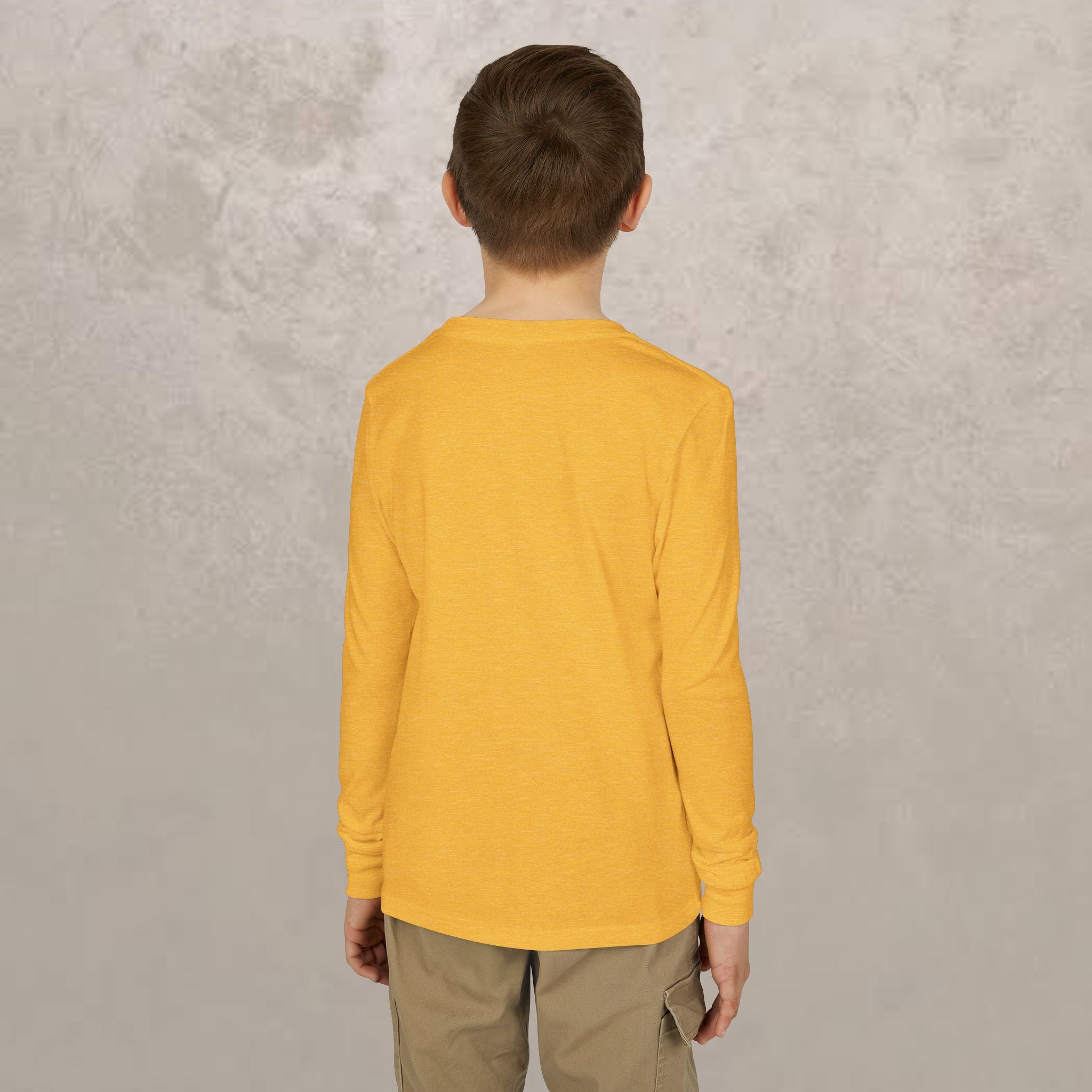Youth Long Sleeve Tee — “They That Wait Upon the Lord” Eagle Christian Faith Shirt