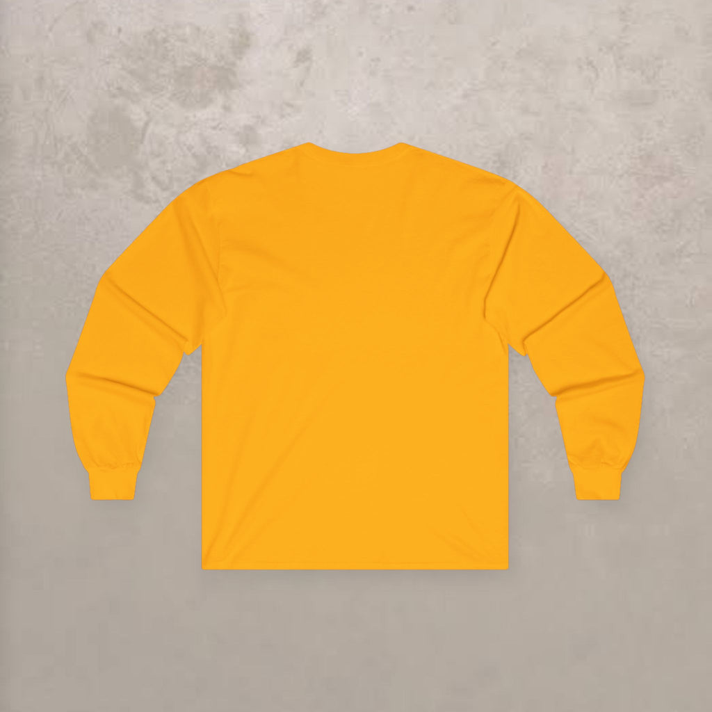 Adult - Happy Fall Y'all - Autumn Leaves Pumpkin Long Sleeve Tee