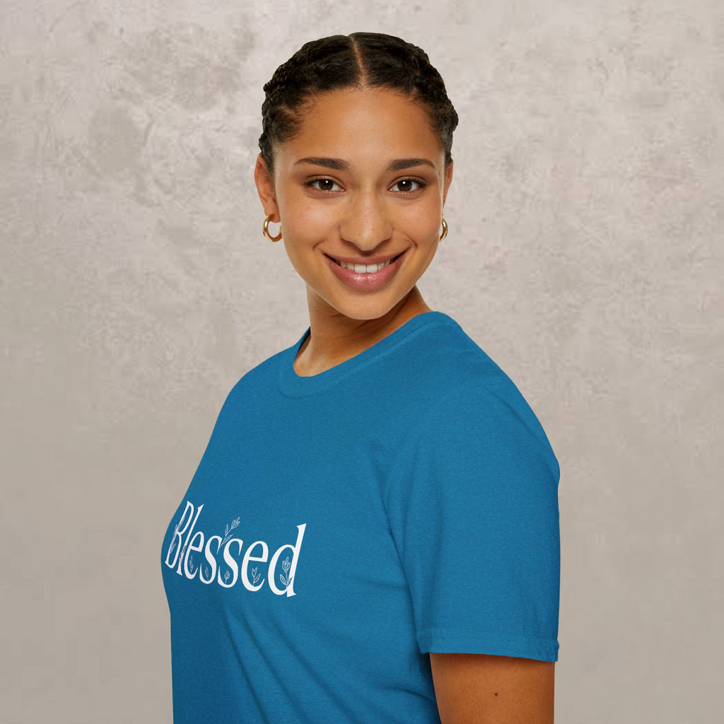 Blessed Floral Logo  Women's T-Shirt