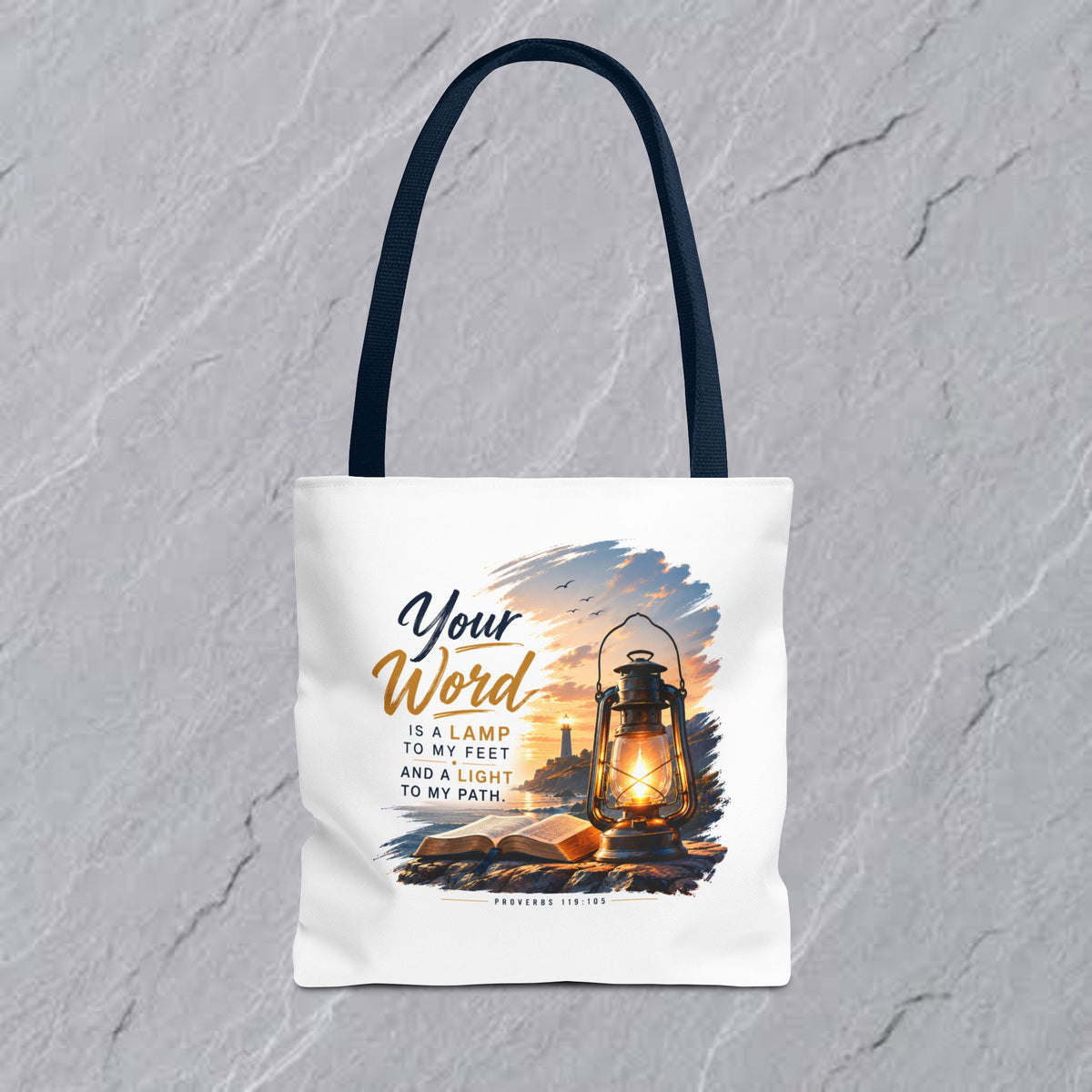 Your Word is a Lamp to My Feet - Tote Bag
