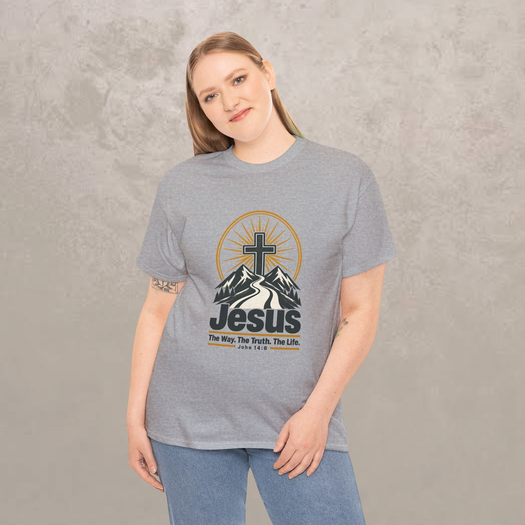 Jesus: The Way, The Truth, The Life - John 14:6 Unisex Graphic Tee