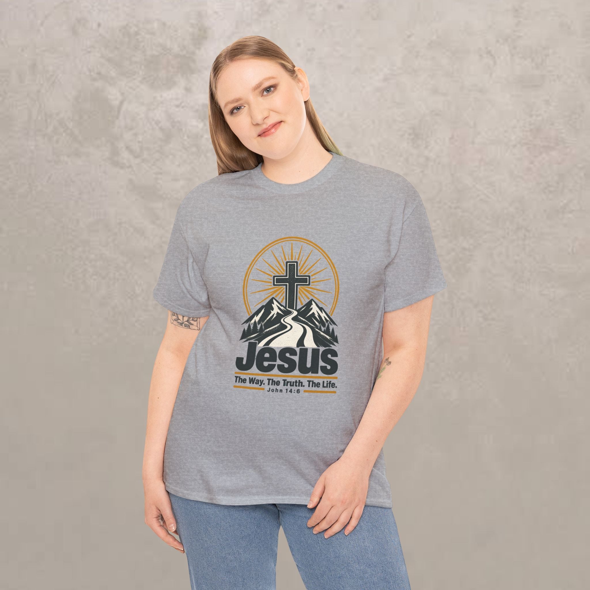 Jesus: The Way, The Truth, The Life - John 14:6 Unisex Graphic Tee