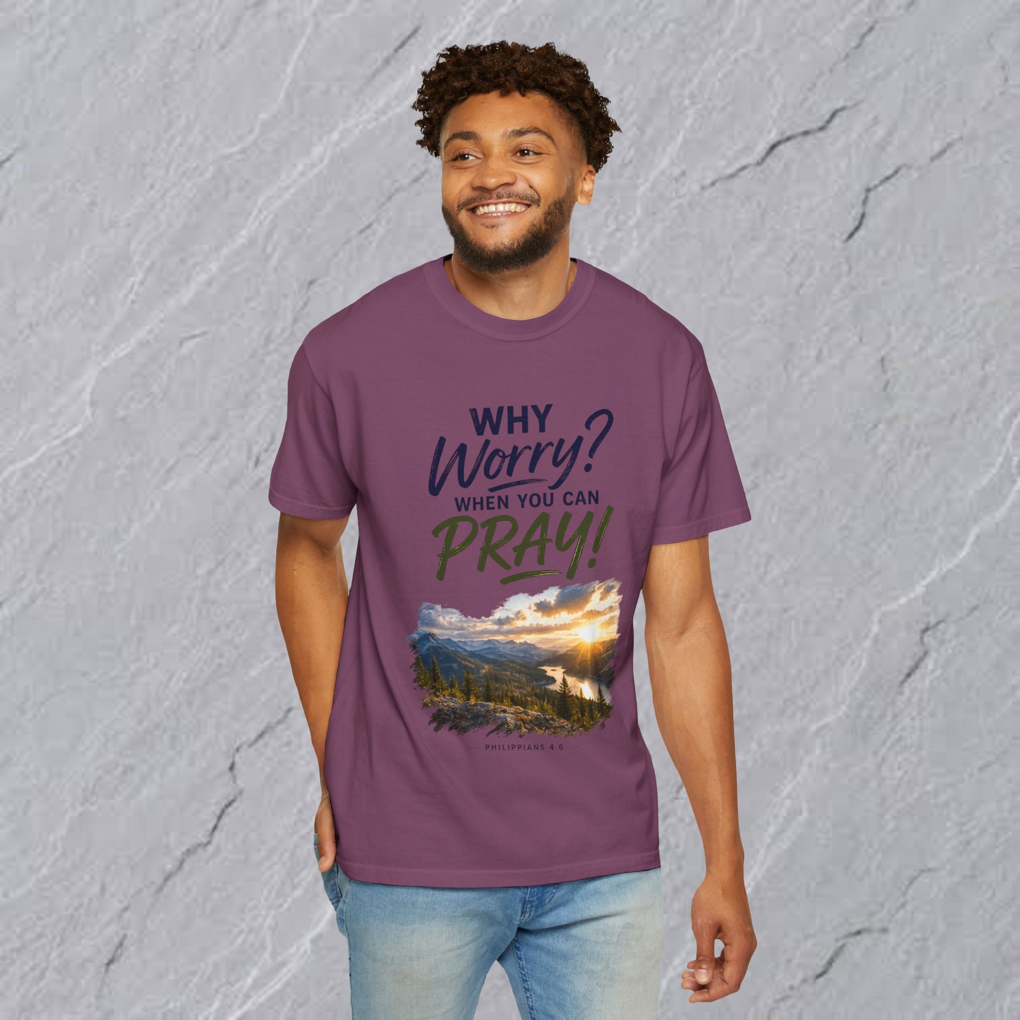 Why Worry - Pray  Christian Tee - Unisex