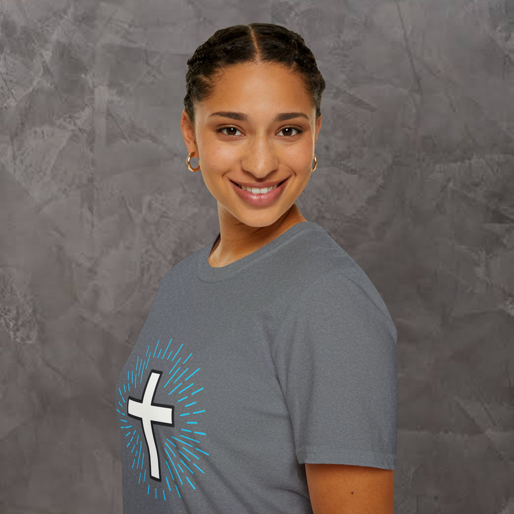 Glowing Cross Emblem T-Shirt