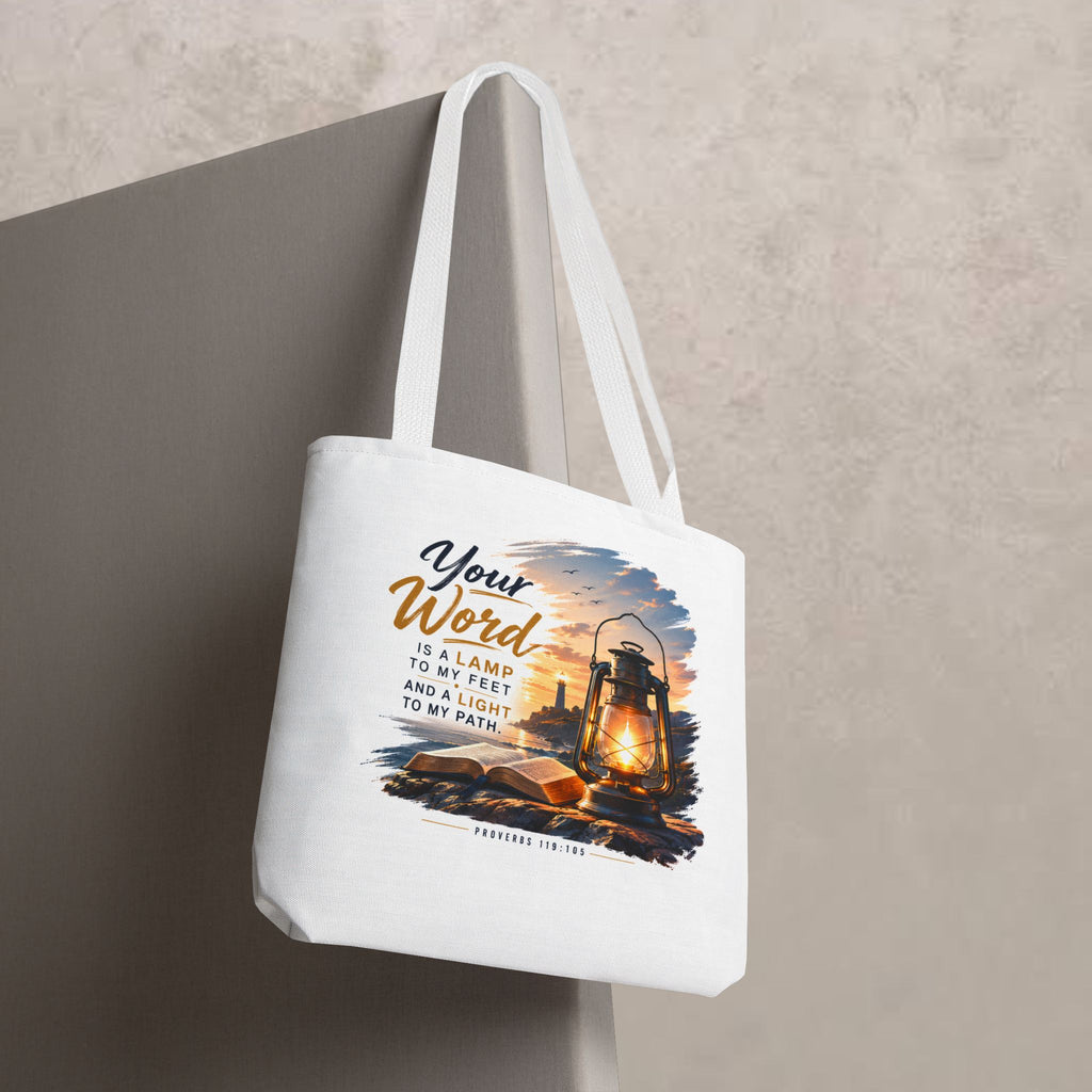 Your Word is a Lamp to My Feet - Tote Bag