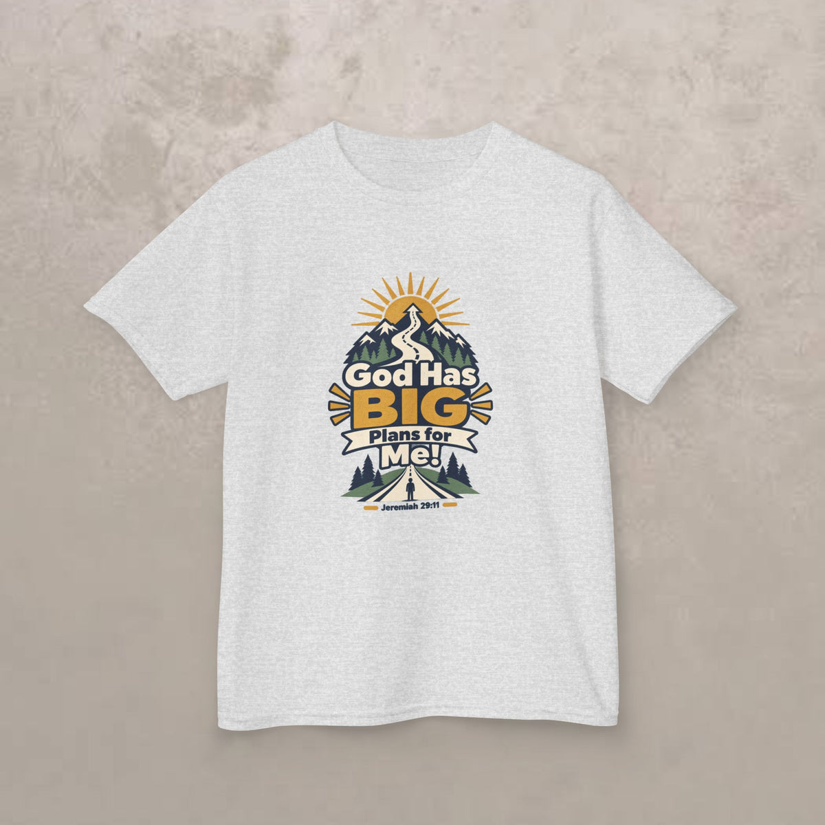 Kids - "God Has Big Plans for Me" Tee - Jeremiah 29:11