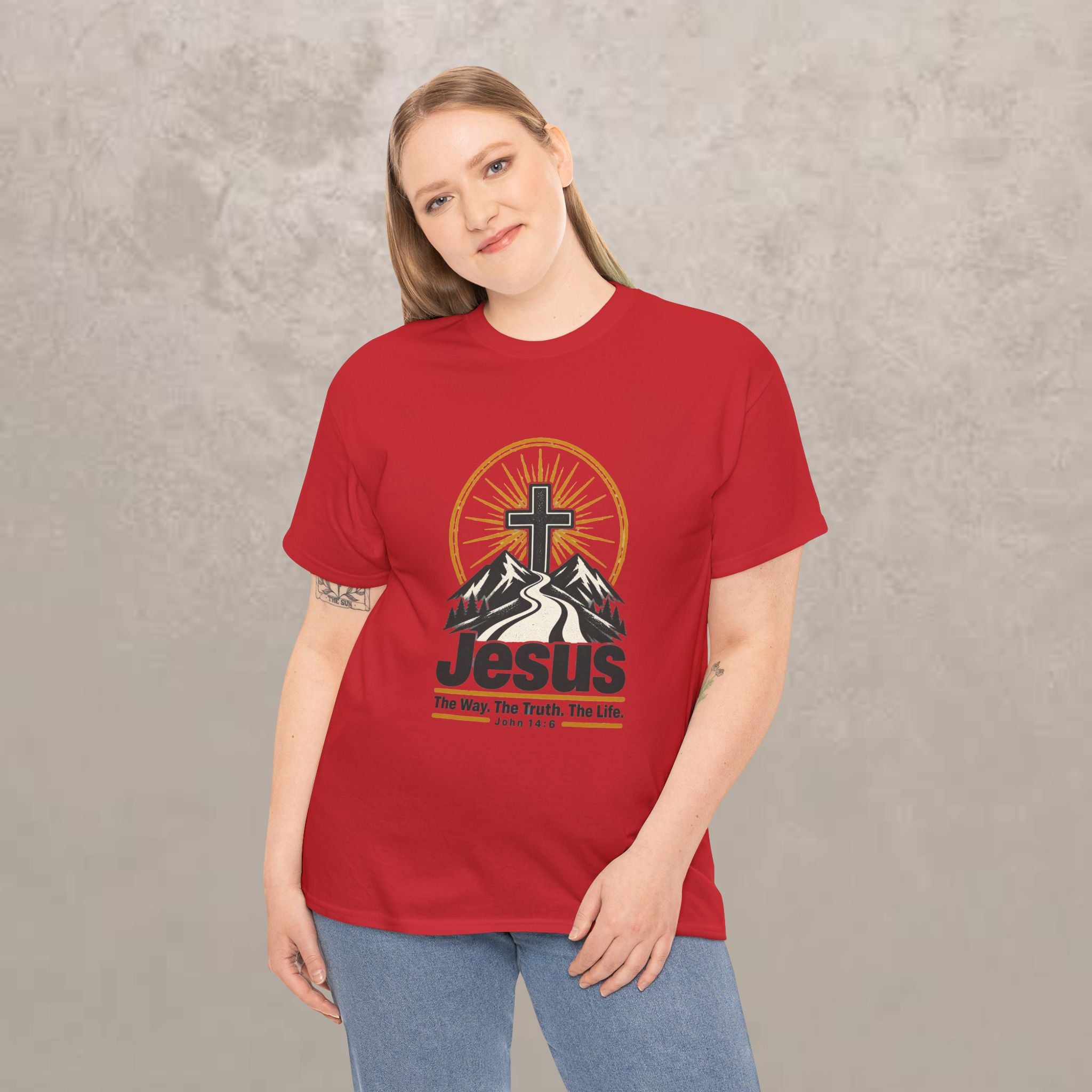 Jesus: The Way, The Truth, The Life - John 14:6 Unisex Graphic Tee