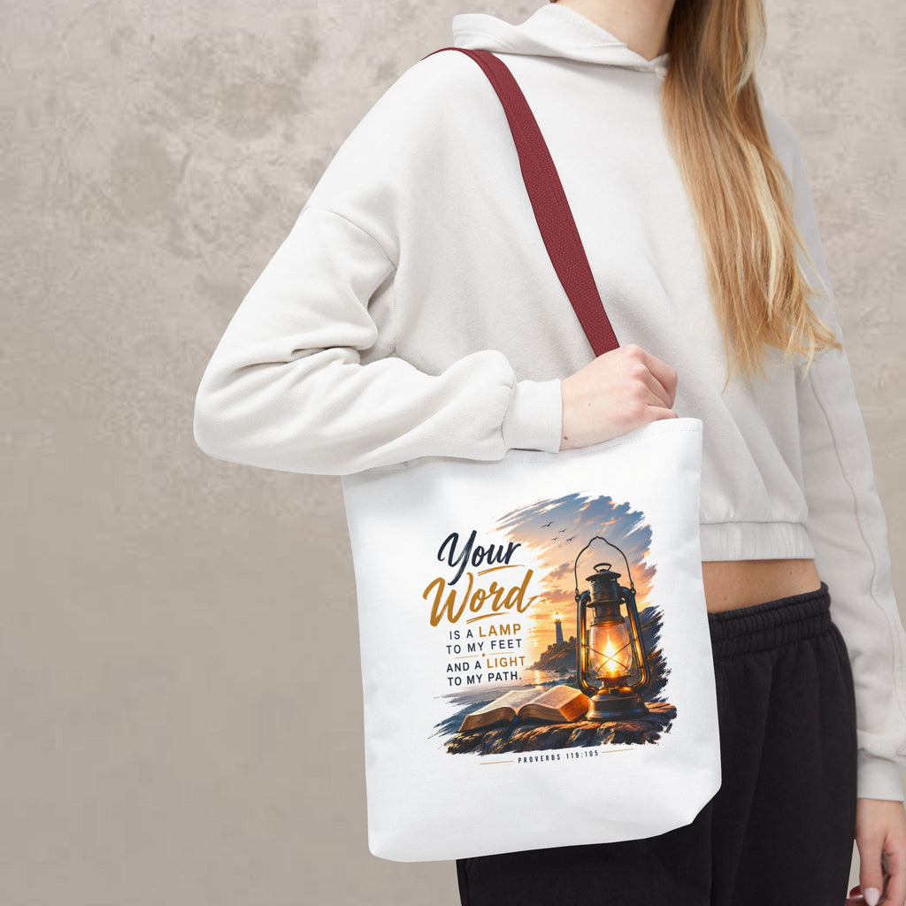 Your Word is a Lamp to My Feet - Tote Bag