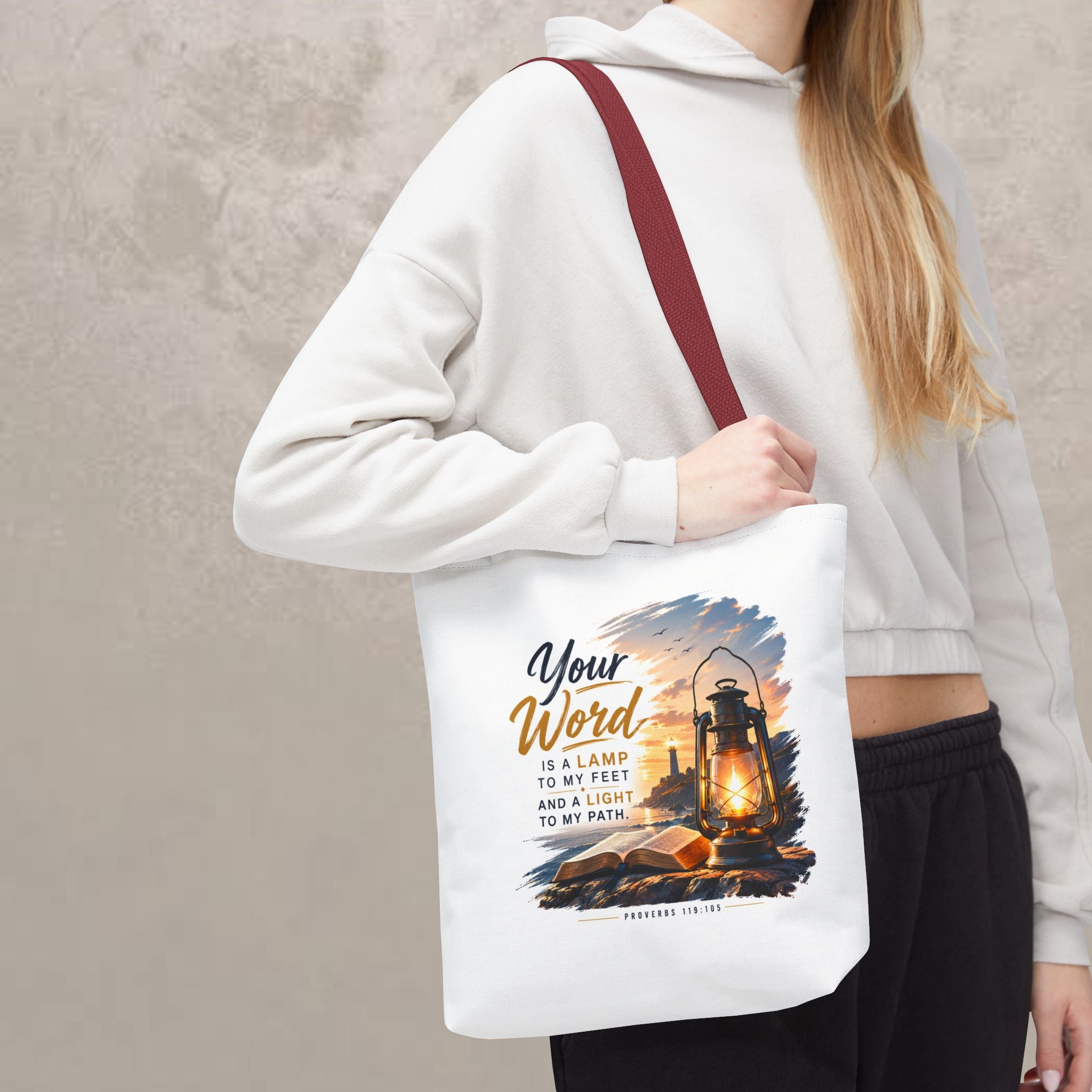Your Word is a Lamp to My Feet - Tote Bag
