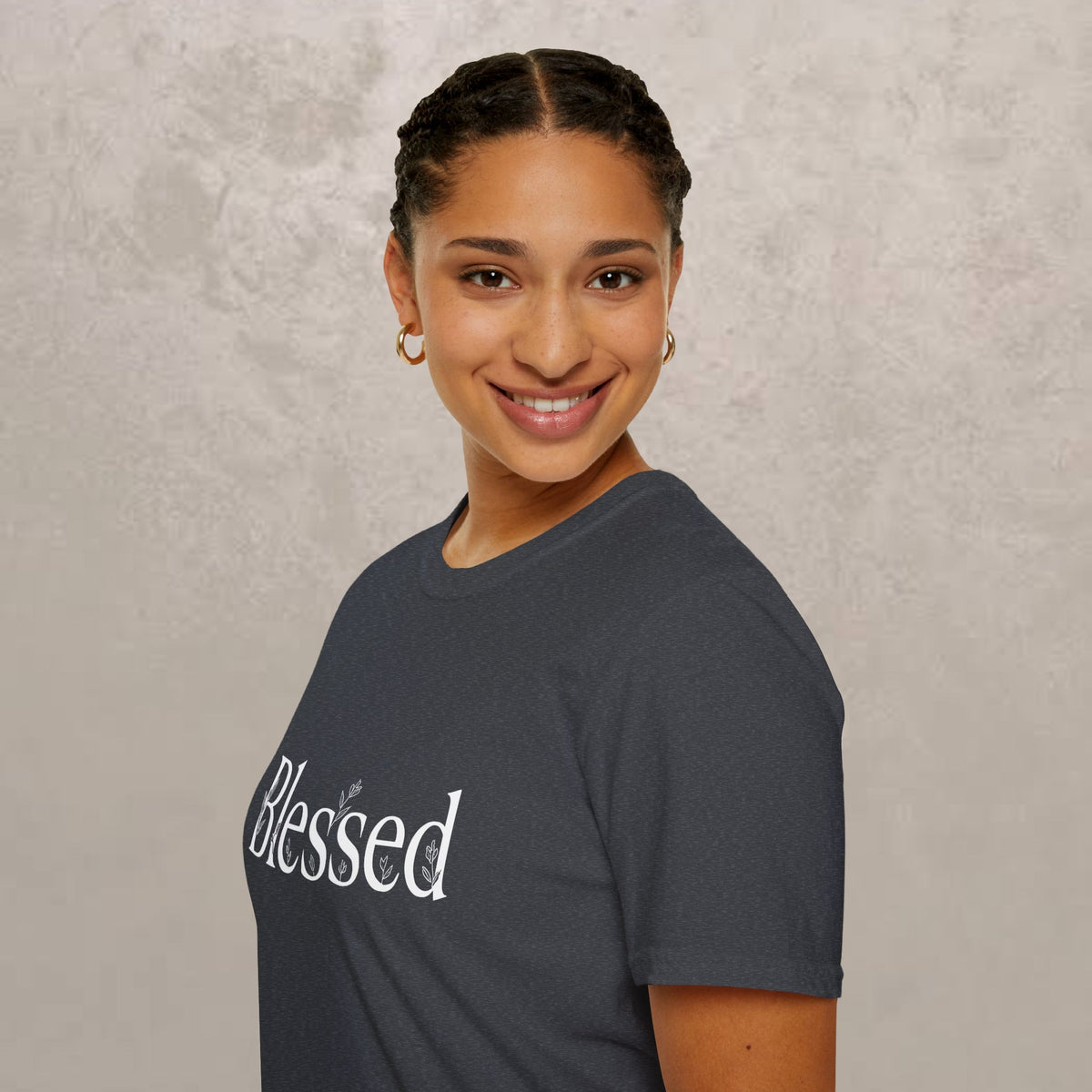 Blessed Floral Logo  Women's T-Shirt