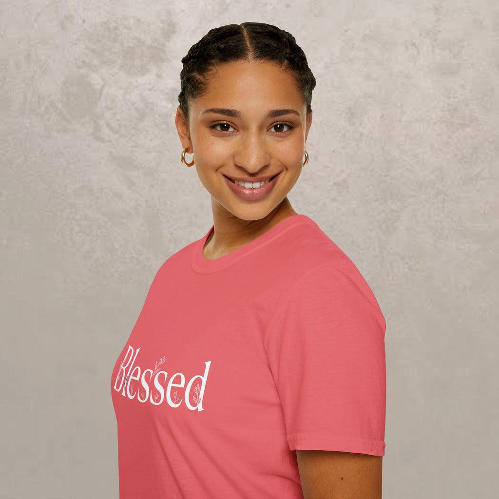 Blessed Floral Logo  Women's T-Shirt