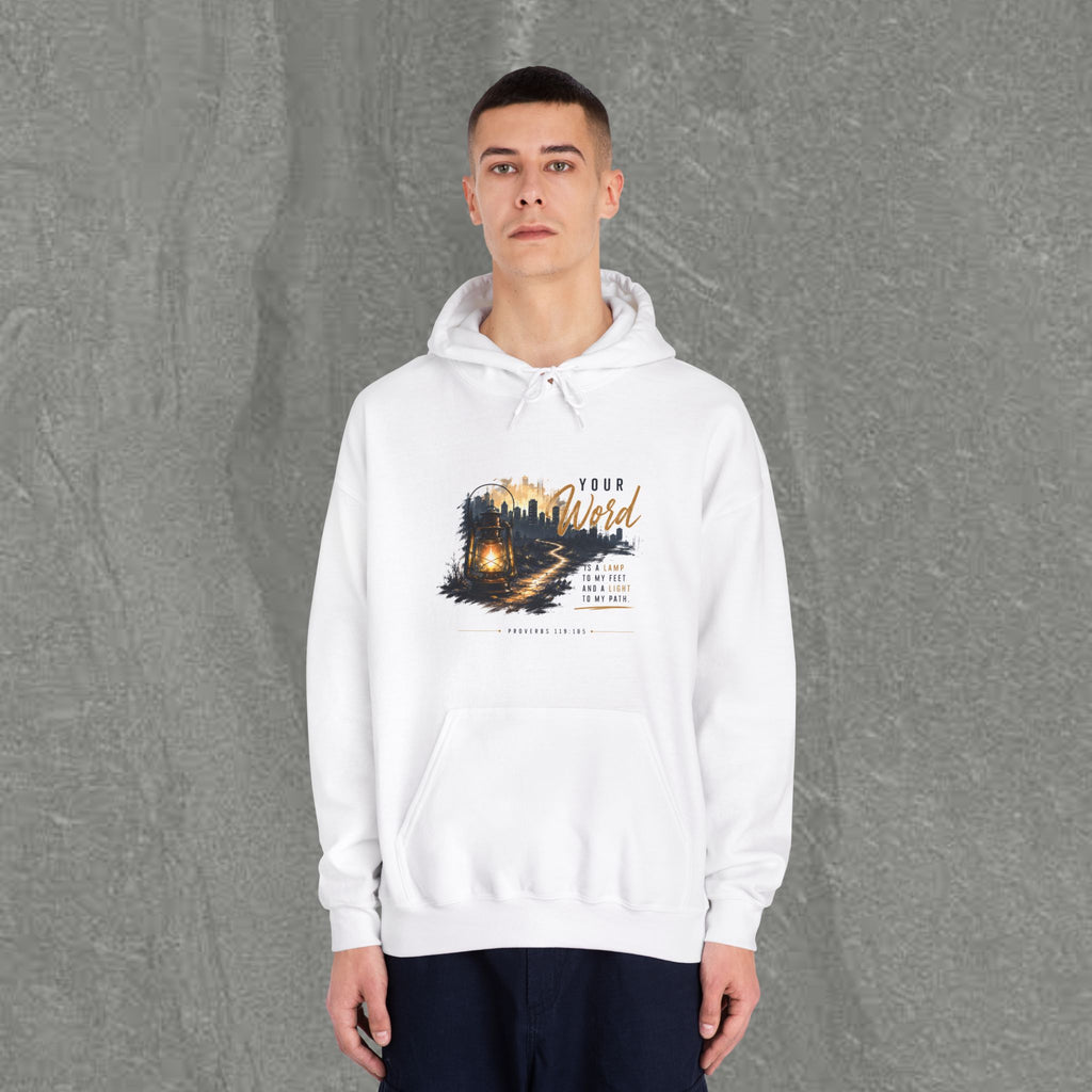Your Word is Lamp to My Feet -  Hooded Sweatshirt