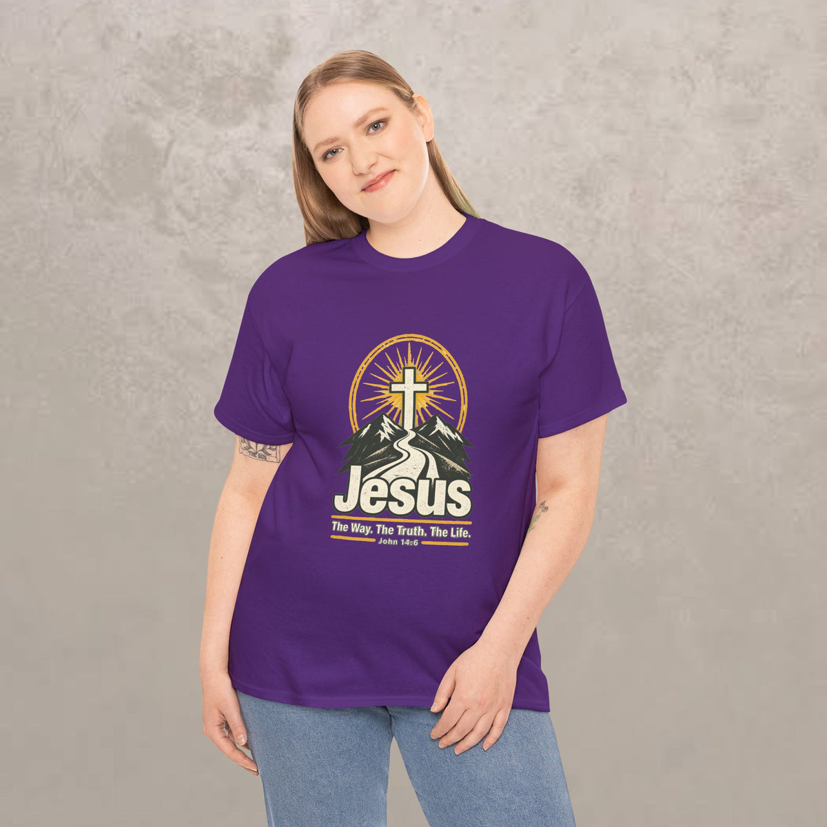 Jesus - The Way, Truth, Life — John 14:6 Unisex Graphic Tee