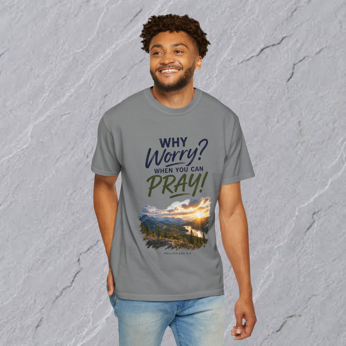 Why Worry - Pray  Christian Tee - Unisex