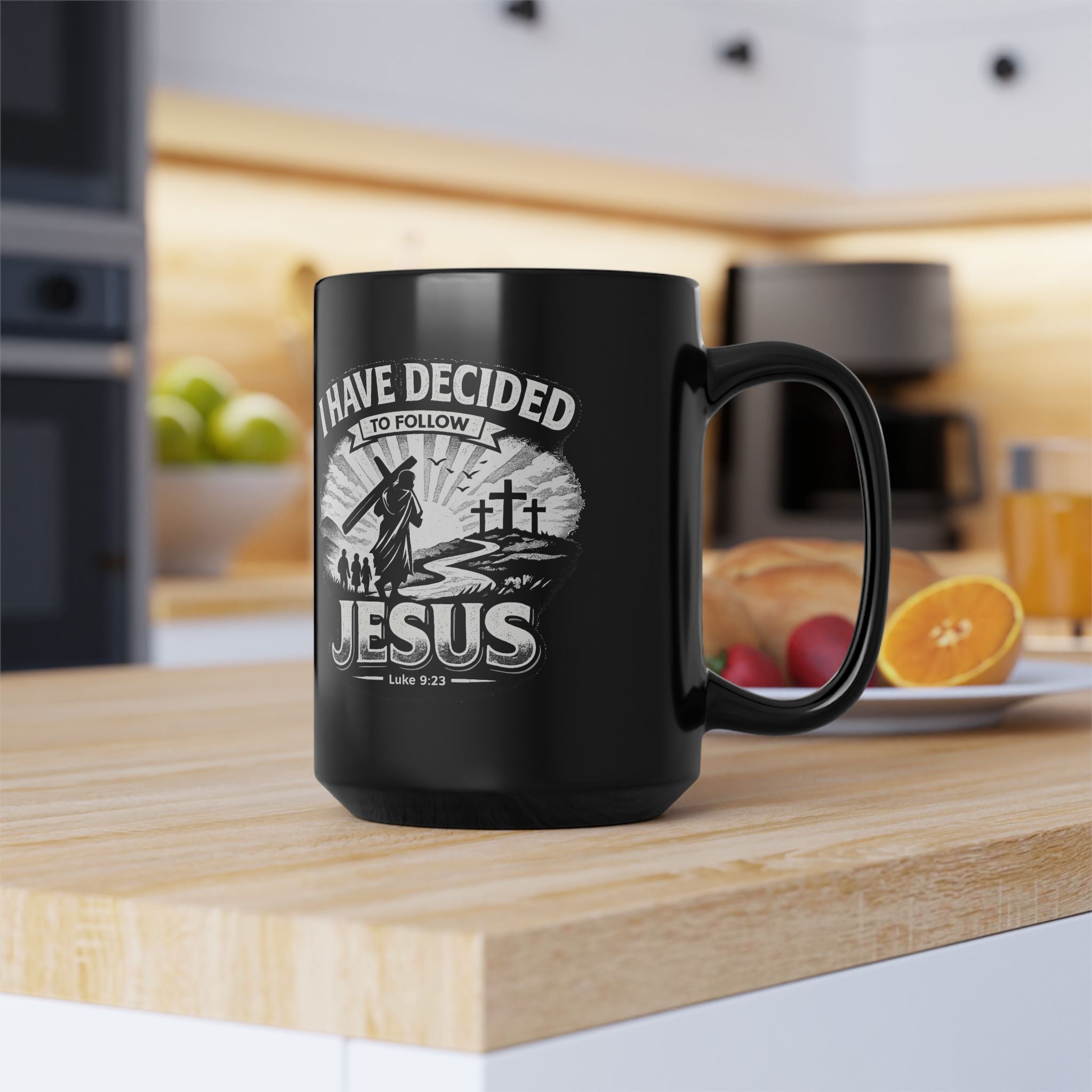 I Have Decided to Follow Jesus - Christian Faith Black Coffee Mug (11oz/15oz)