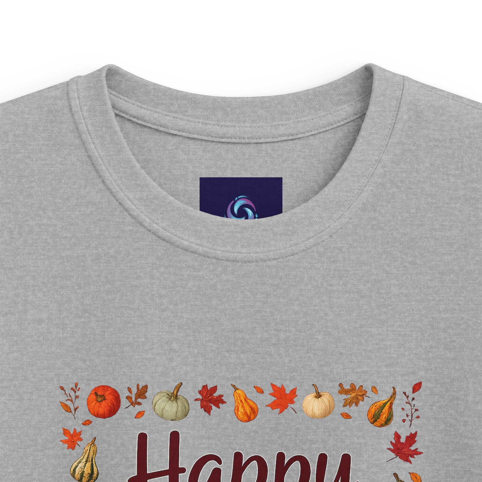 Kids - Happy Fall Y’all! - Autumn Leaves Pumpkin Tee