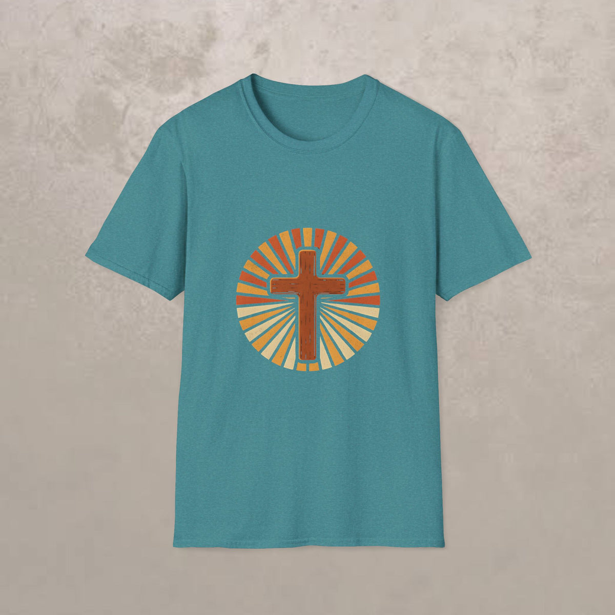 Cross with Sunburst Rays T-Shirt