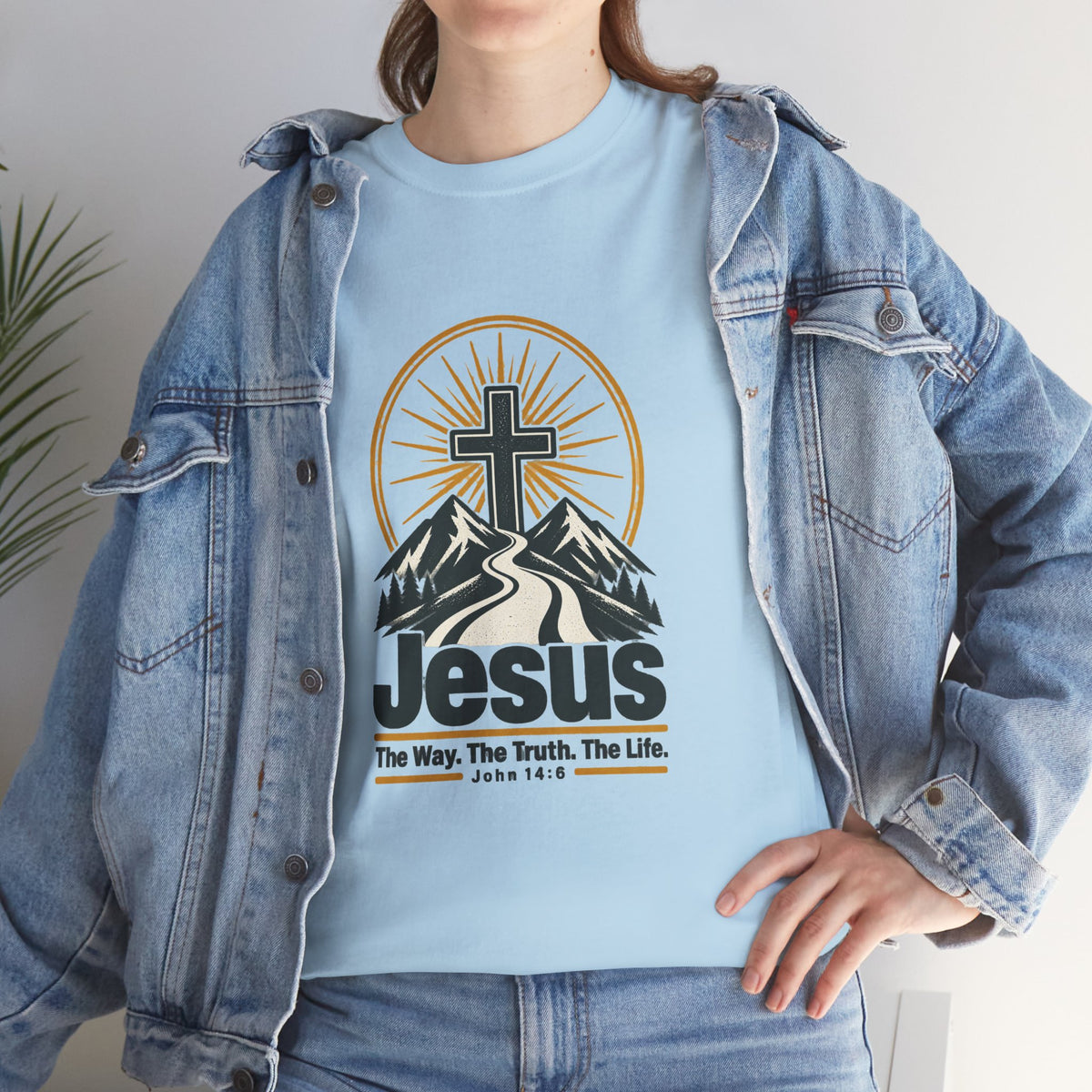 Jesus: The Way, The Truth, The Life - John 14:6 Unisex Graphic Tee