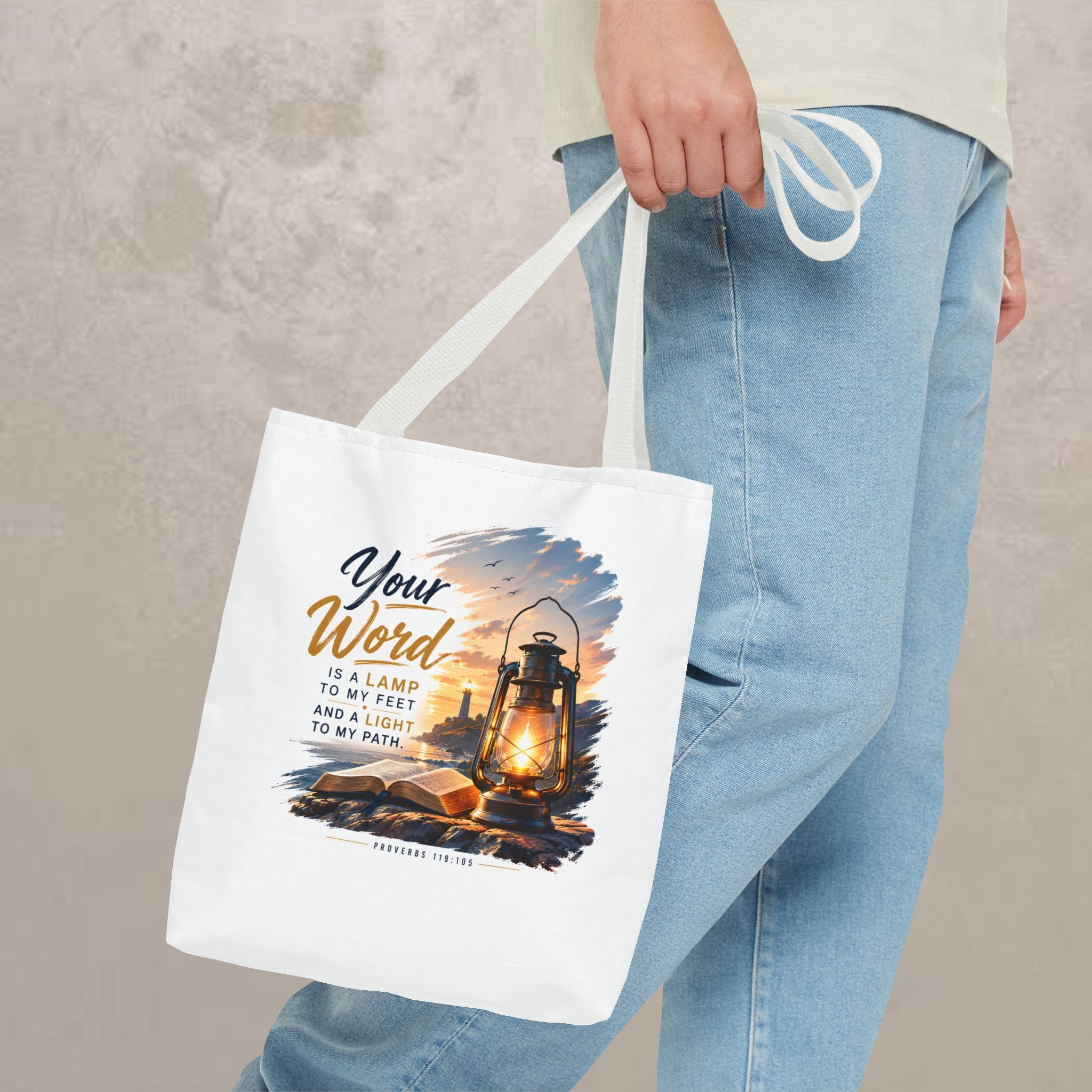 Your Word is a Lamp to My Feet - Tote Bag