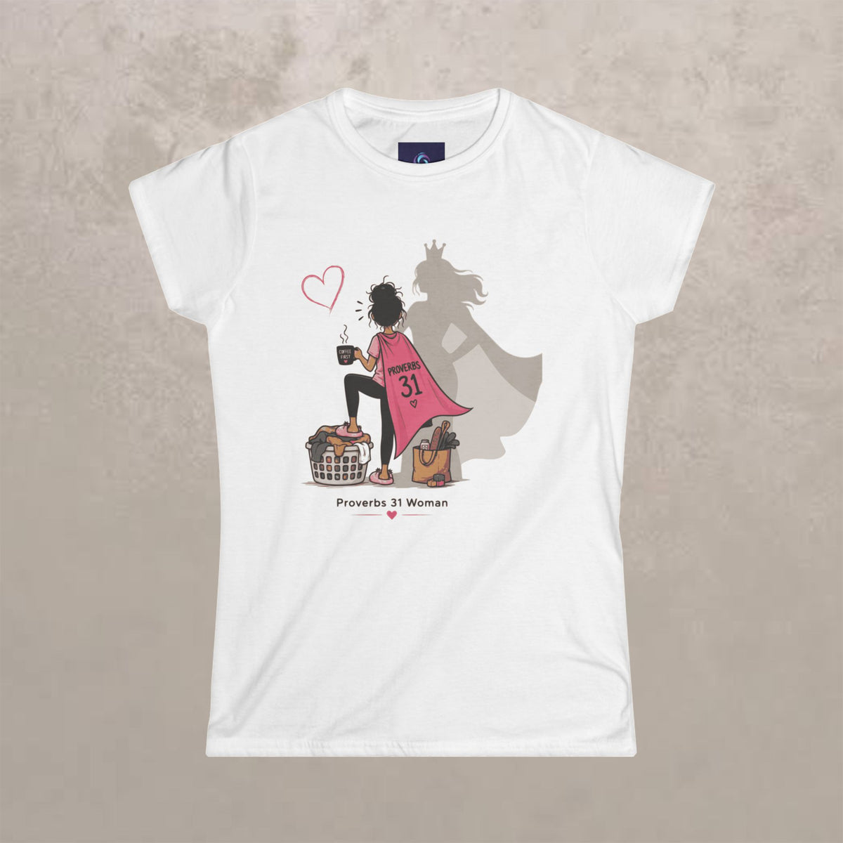 Proverbs 31 Woman Tee - Brunette