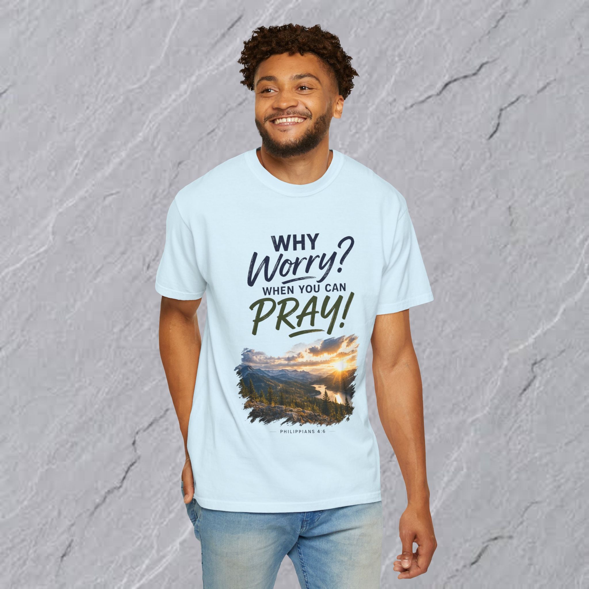 Why Worry - Pray  Christian Tee - Unisex