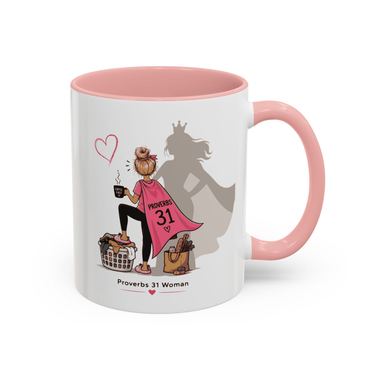 Proverbs 31 Woman Coffee Mug – Inspirational Accent Mug and Gift - Blonde (11/15oz)