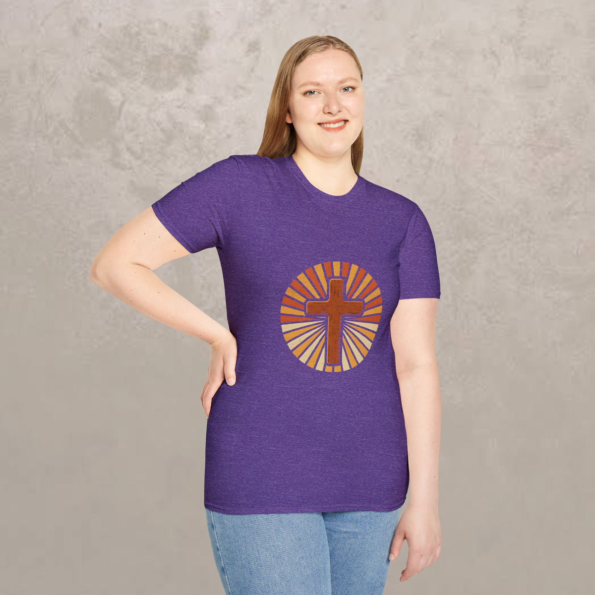 Cross with Sunburst Rays T-Shirt