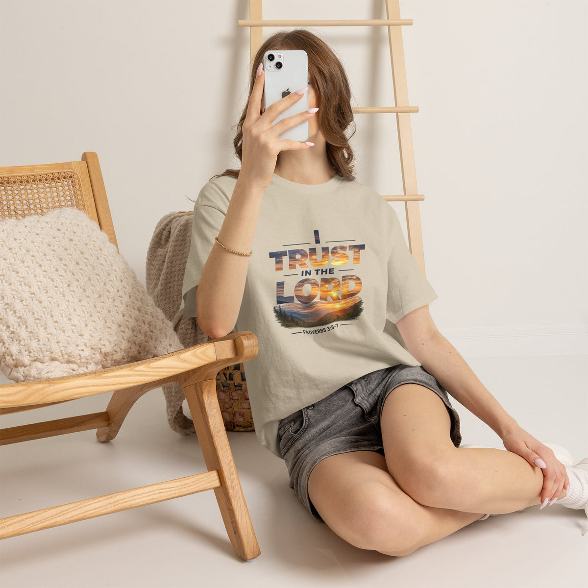 I Trust In The Lord - Mountains T‑Shirt — Proverbs 3:5 Christian Tee