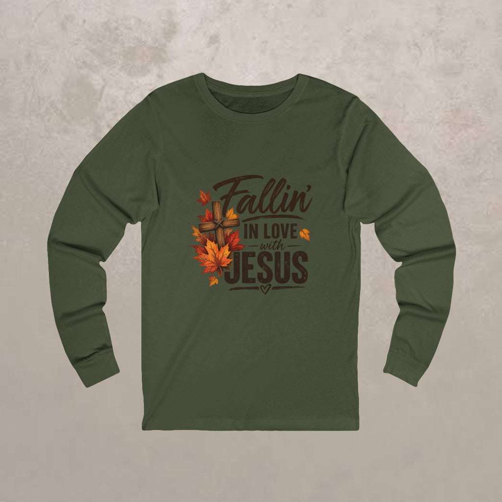 Fallin' in Love with Jesus - Long Sleeve Tee