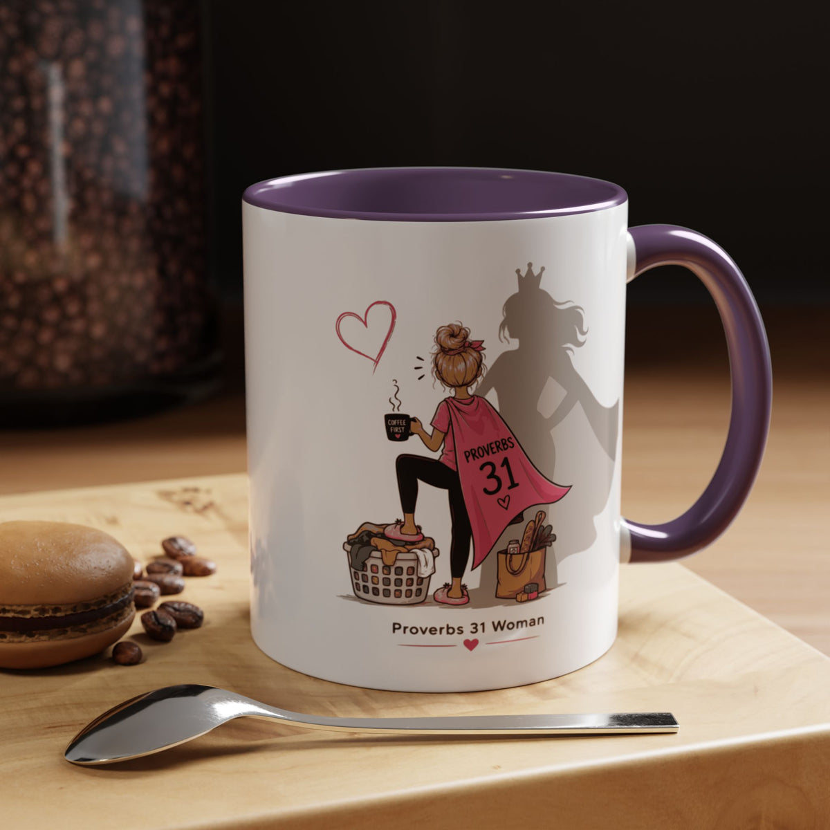 Proverbs 31 Woman Coffee Mug – Inspirational Accent Mug and Gift - Blonde (11/15oz)