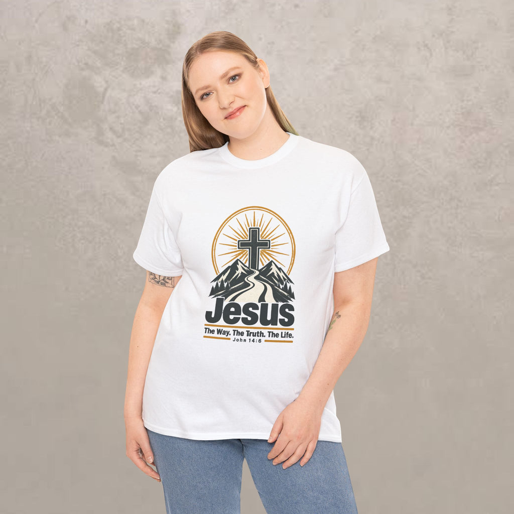 Jesus: The Way, The Truth, The Life - John 14:6 Unisex Graphic Tee