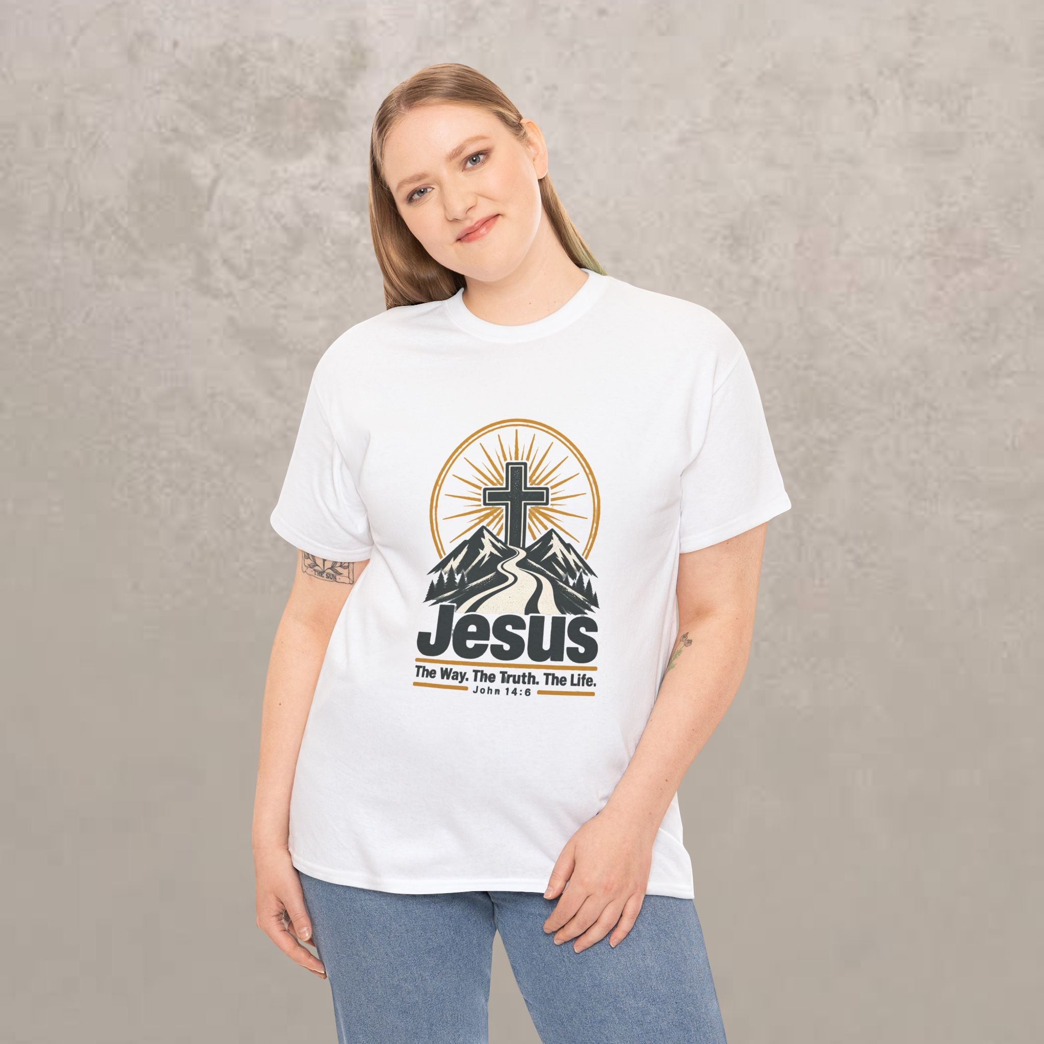 Jesus: The Way, The Truth, The Life - John 14:6 Unisex Graphic Tee