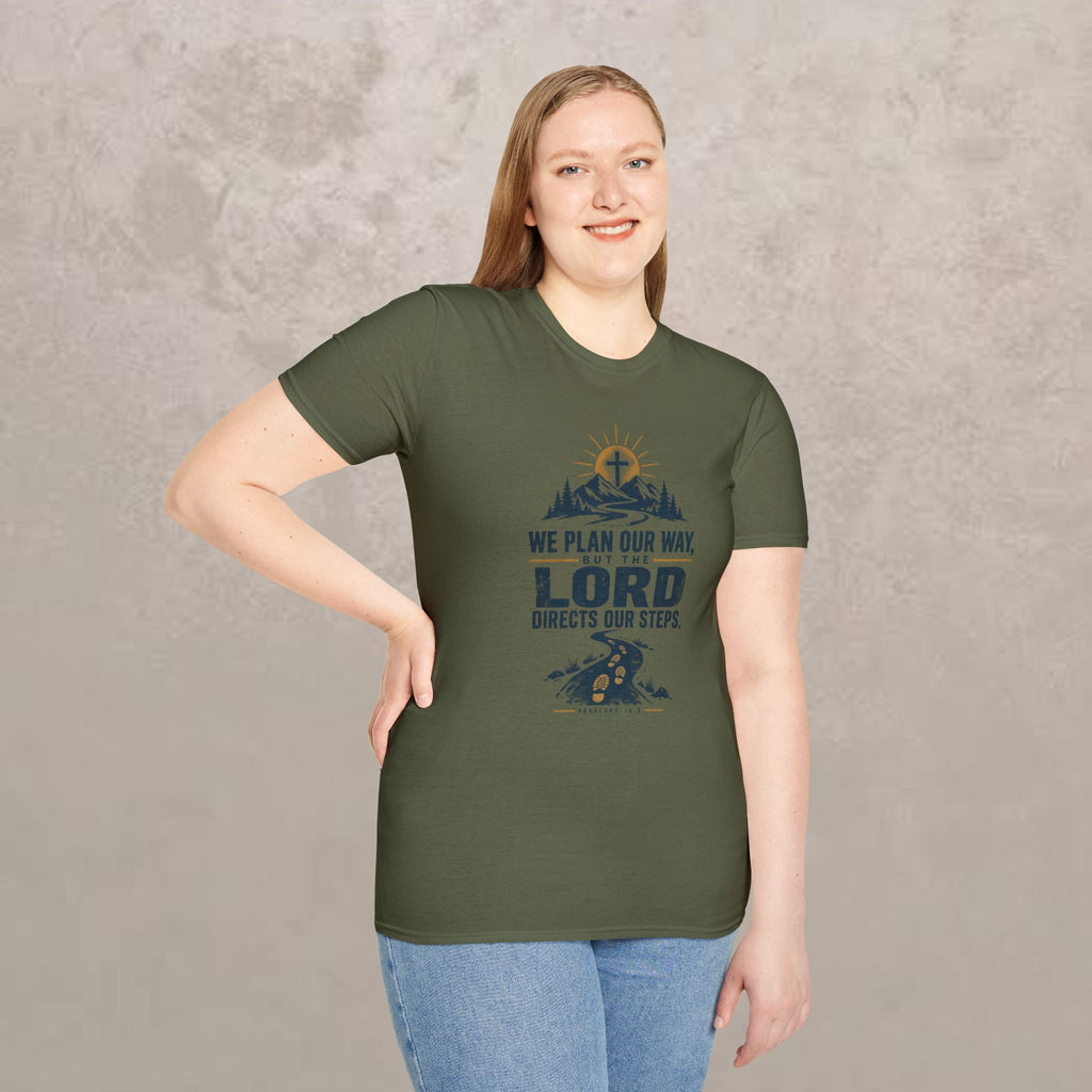 We Plan Our Way, But the Lord Directs Our Steps - Unisex Tee