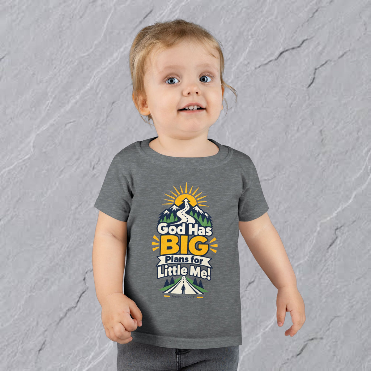 Toddler - God Has Big Plans for Little Me - Tee - Jeremiah 29:11