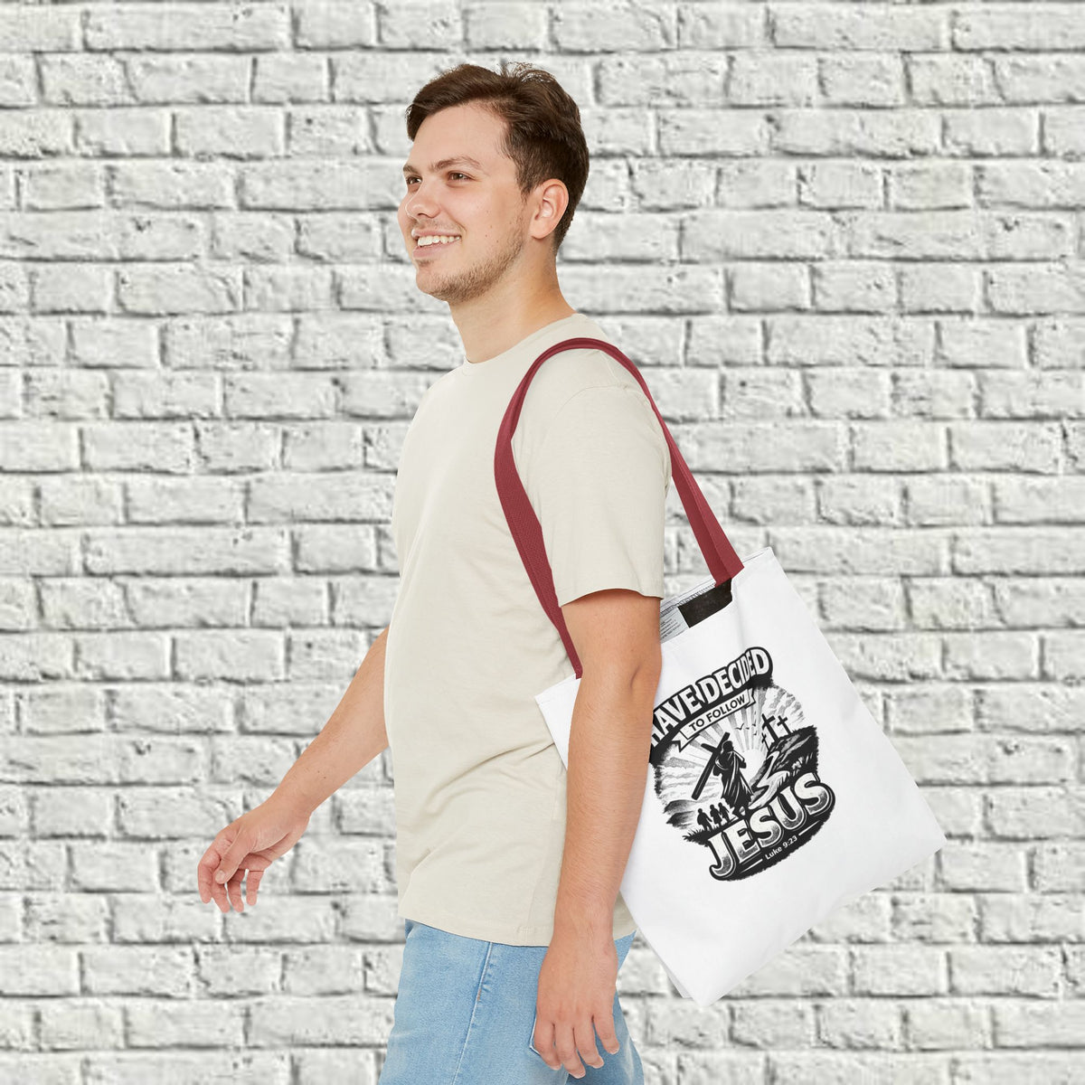 I Have Decided to Follow Jesus Tote Bag — Carryall