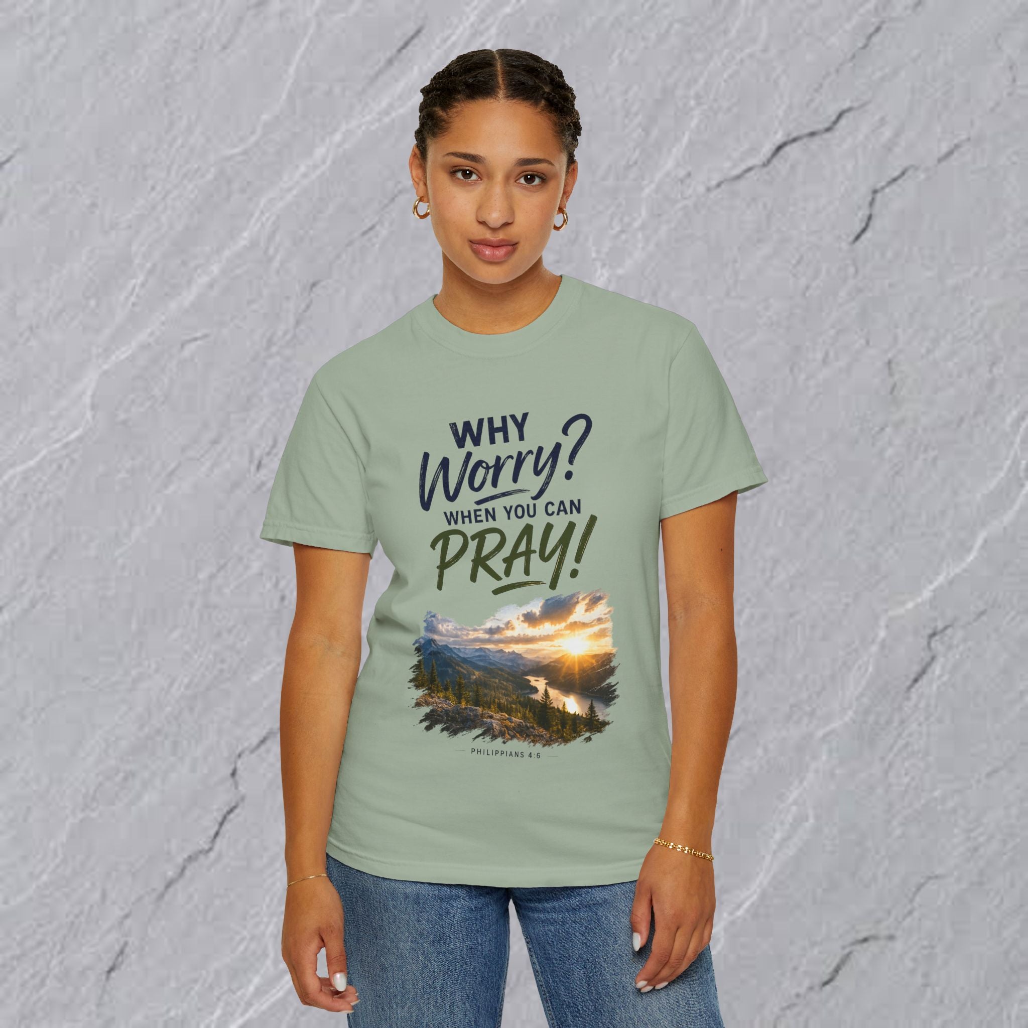 Why Worry - Pray  Christian Tee - Unisex