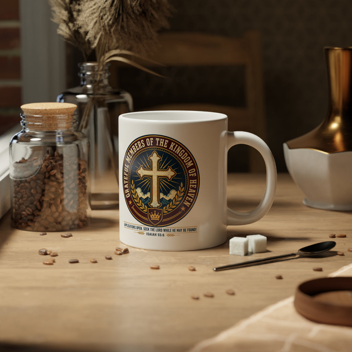 20oz Jumbo Mug — Grateful Members of the Kingdom of Heaven - Coffee Cup
