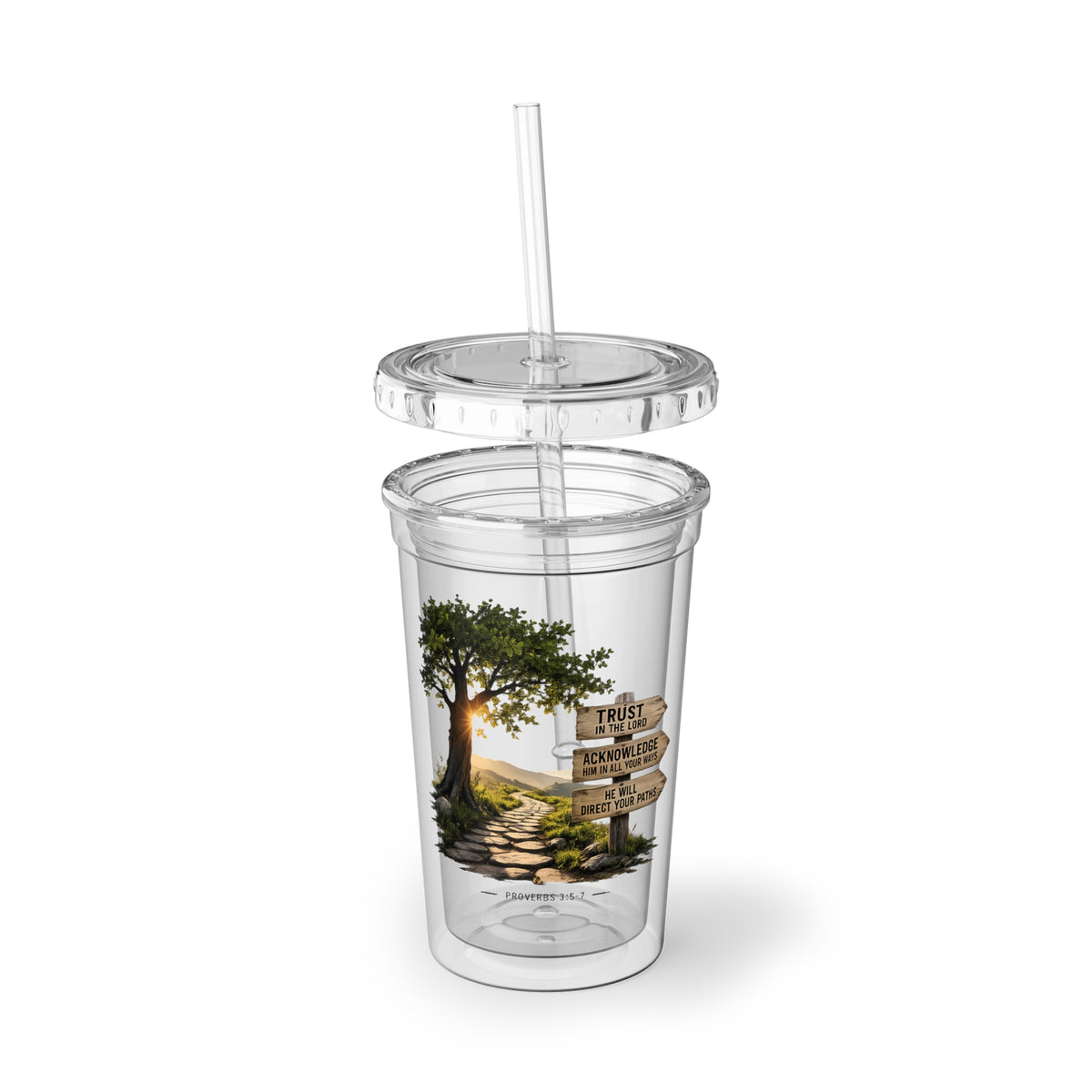 Trust in the Lord - Acrylic Tumbler