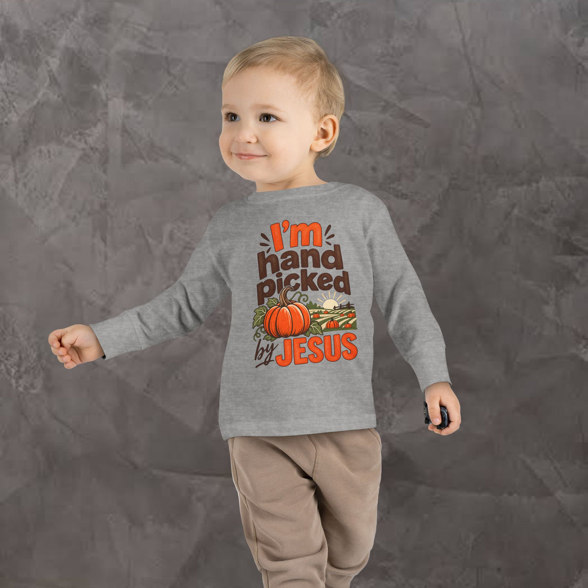Toddler - I'm Hand-picked by Jesus - Long Sleeve Tee