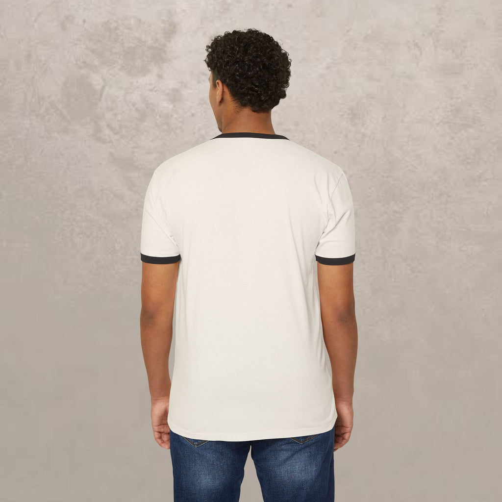 Christian Ringer T-Shirt — "Jesus Is The Best Thing That Ever Happened To Me" Vintage Cross Design